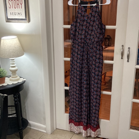 Francesca’s lisbeth Border print jumpsuit - Picture 5 of 15